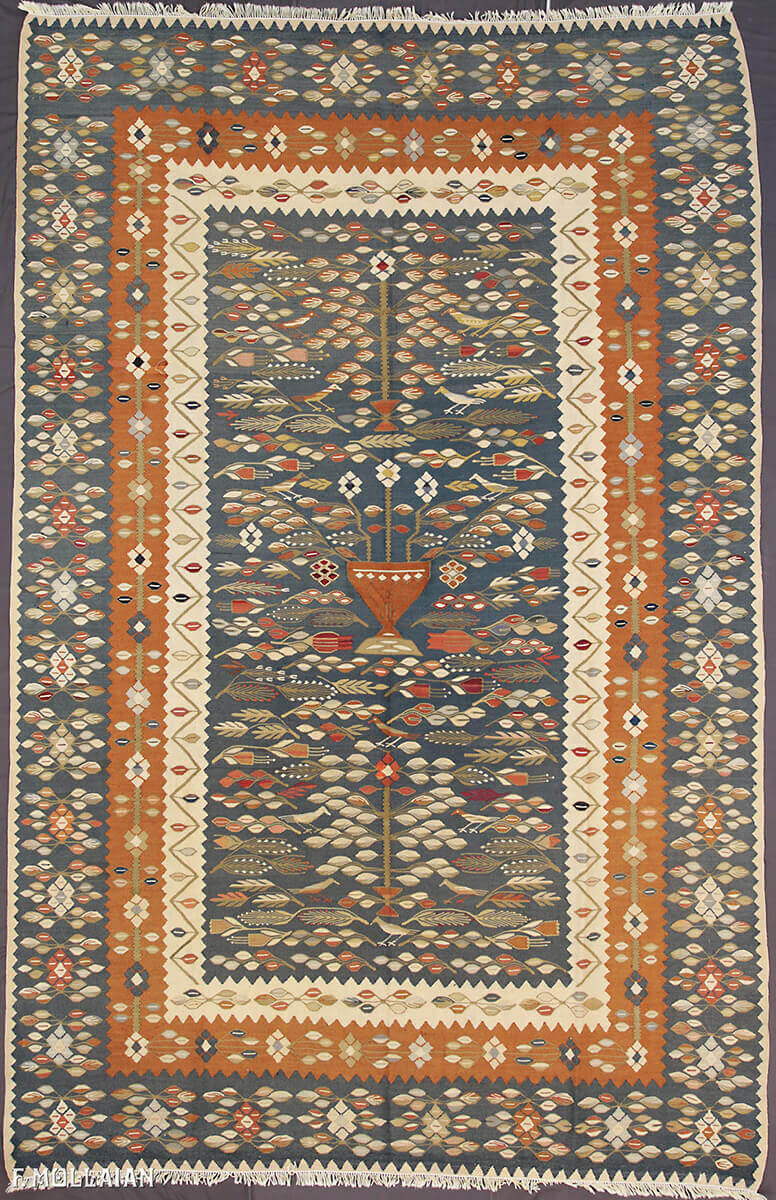 Antique Ukrainian Bessarabian Kilim (295x198 cm)